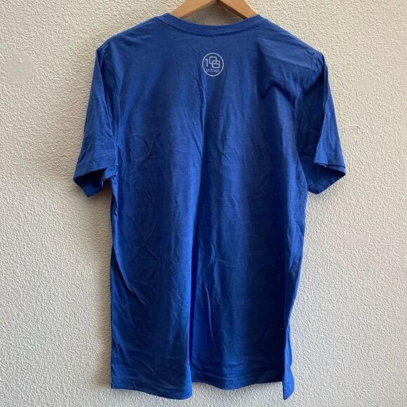 St. Louis Blues Hockey NHL Western Conference 108 Stitches T-Shirt Large NWOT - Picture 2 of 3